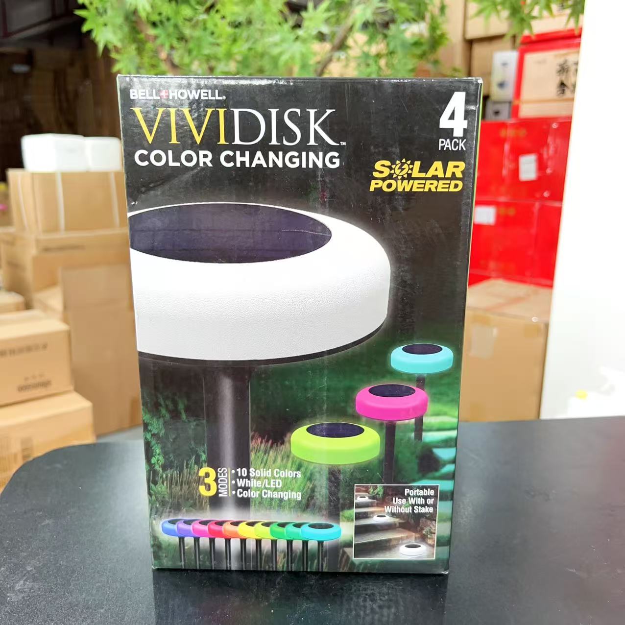 定制款！四个装庭院灯