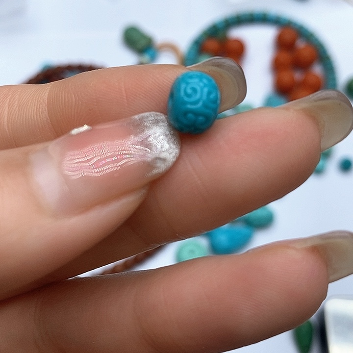 未镶嵌绿松石珠宝奇石