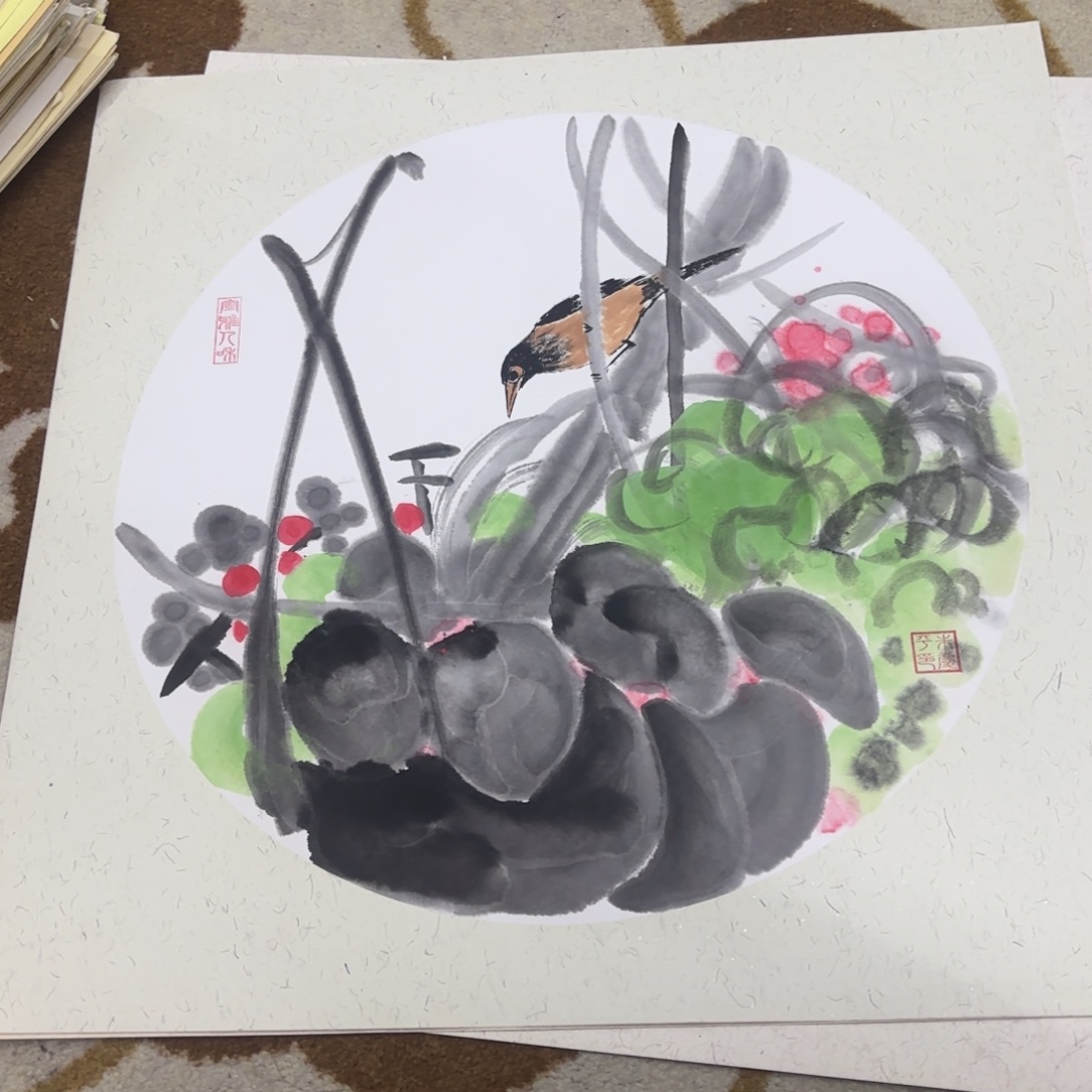 国画50-50卡纸作品童