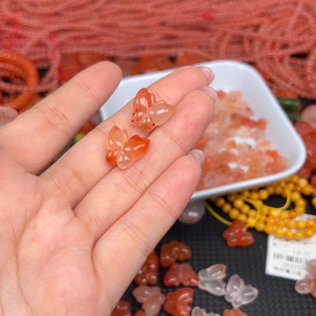 南红玛瑙未镶嵌吊坠(不含链)