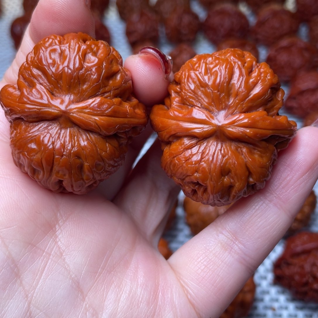 桃核吊坠文玩核桃 手把件 元宝 41