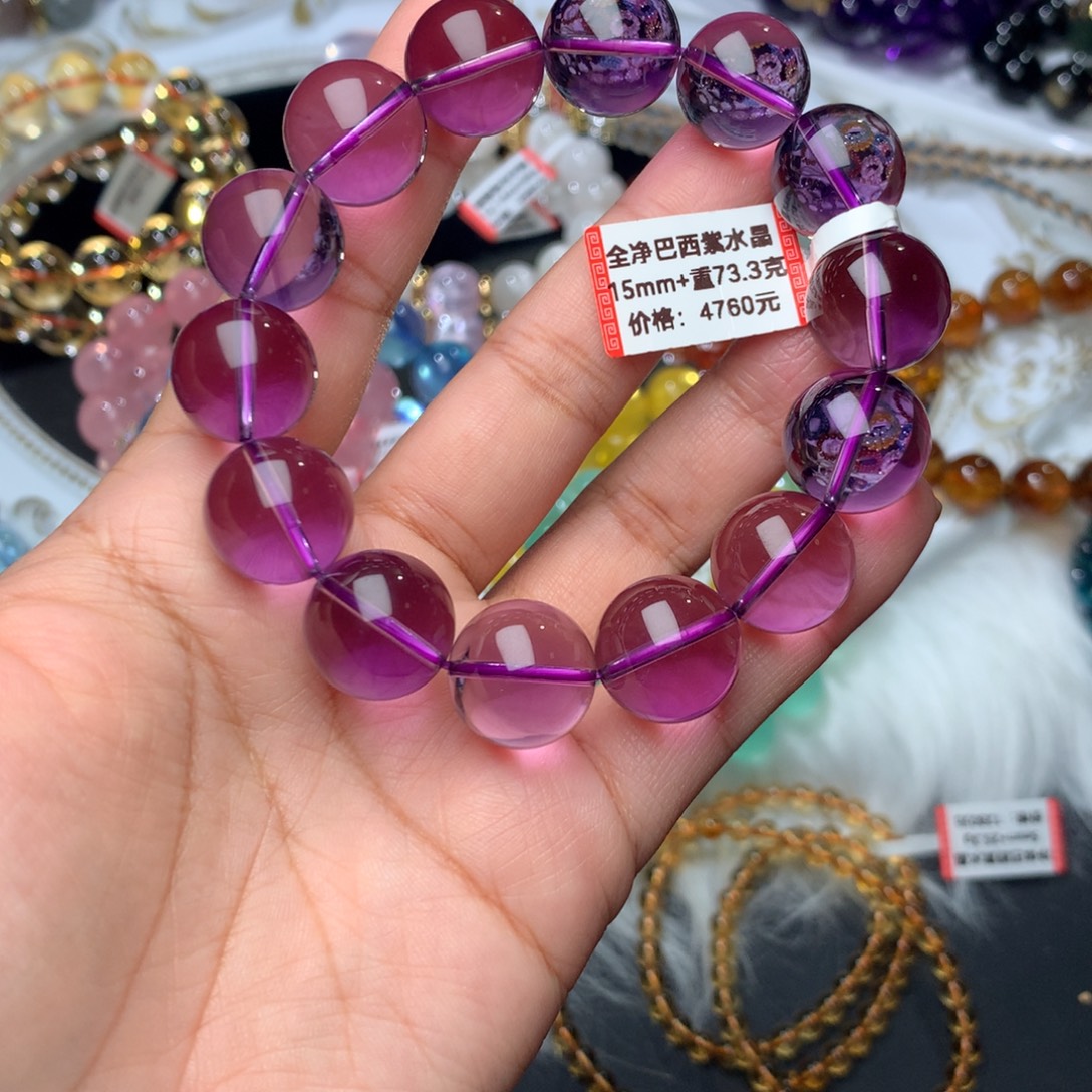 水晶未镶嵌手链手链