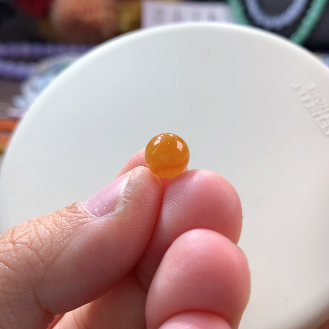 翡翠手链未镶嵌浓色芬达珠卡8