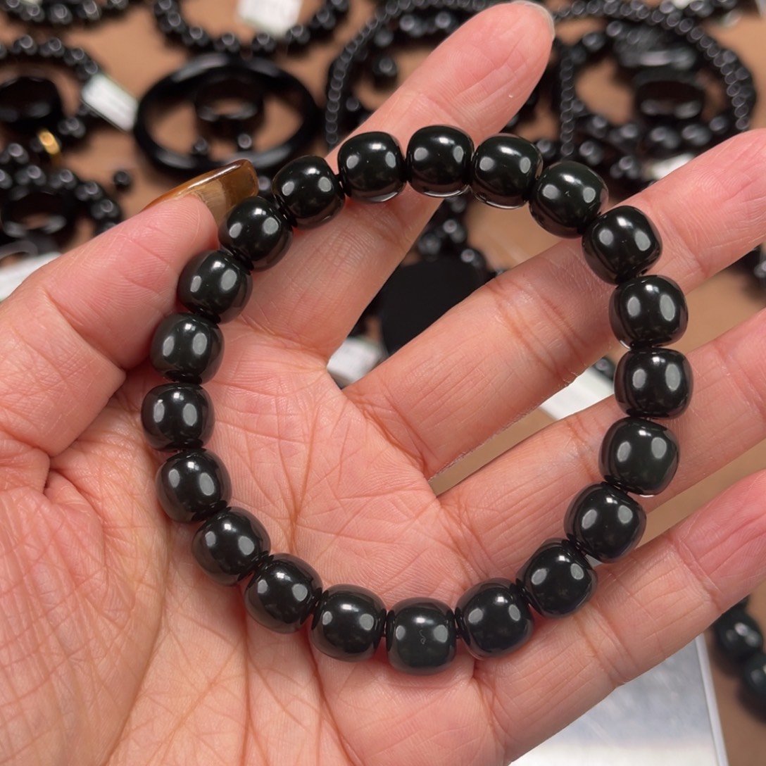 D***_和田玉未镶嵌手串10