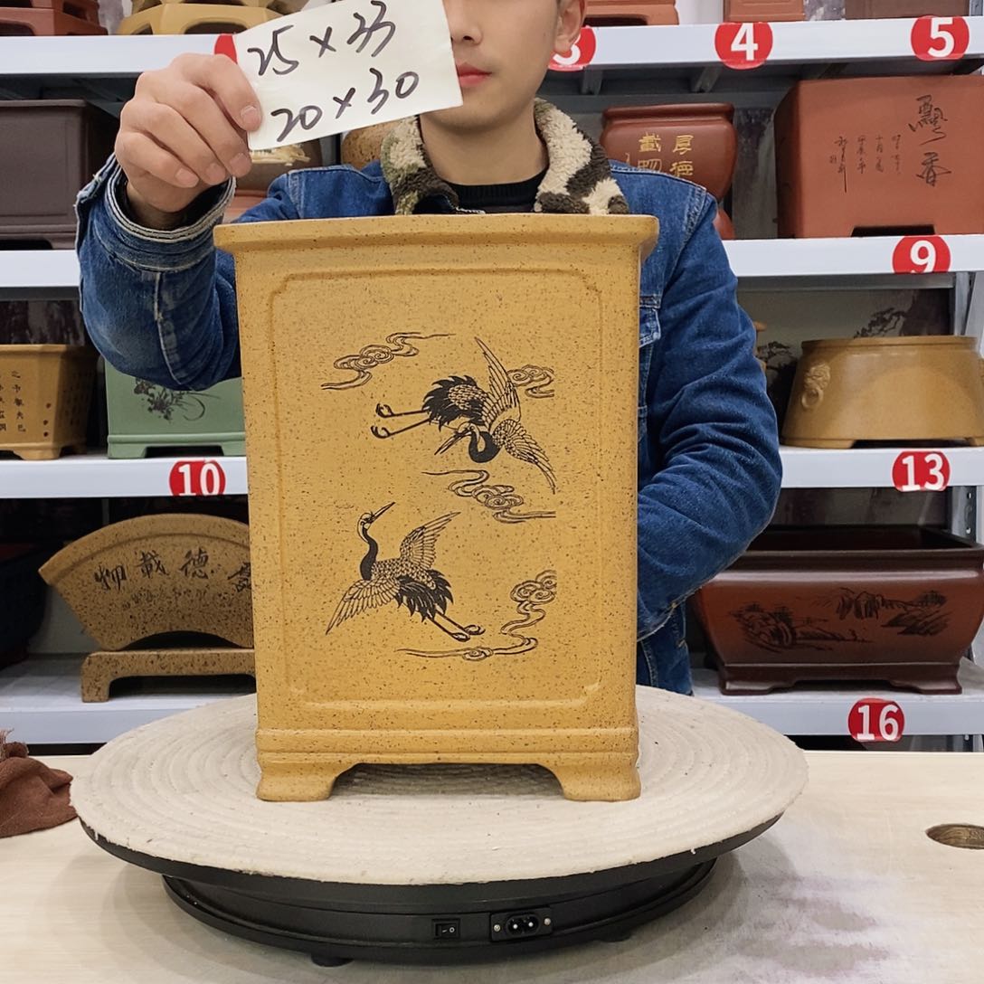 紫砂花盆紫砂艺术