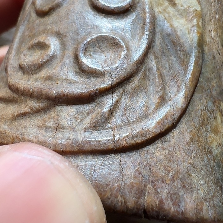 和田玉（糖玉）颈饰未镶嵌心*旧