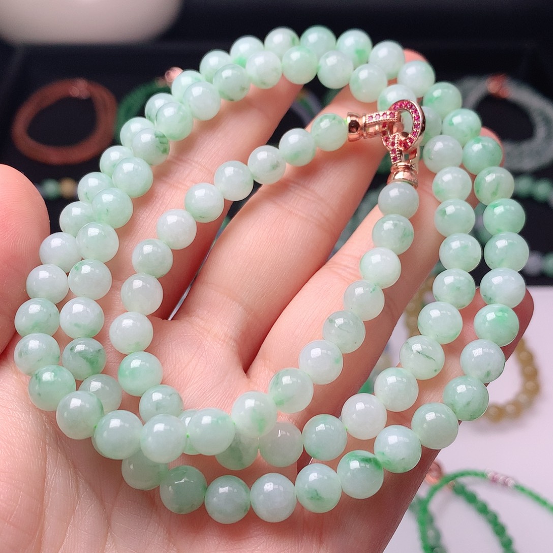 朗***朗翡翠未镶嵌手链翡翠