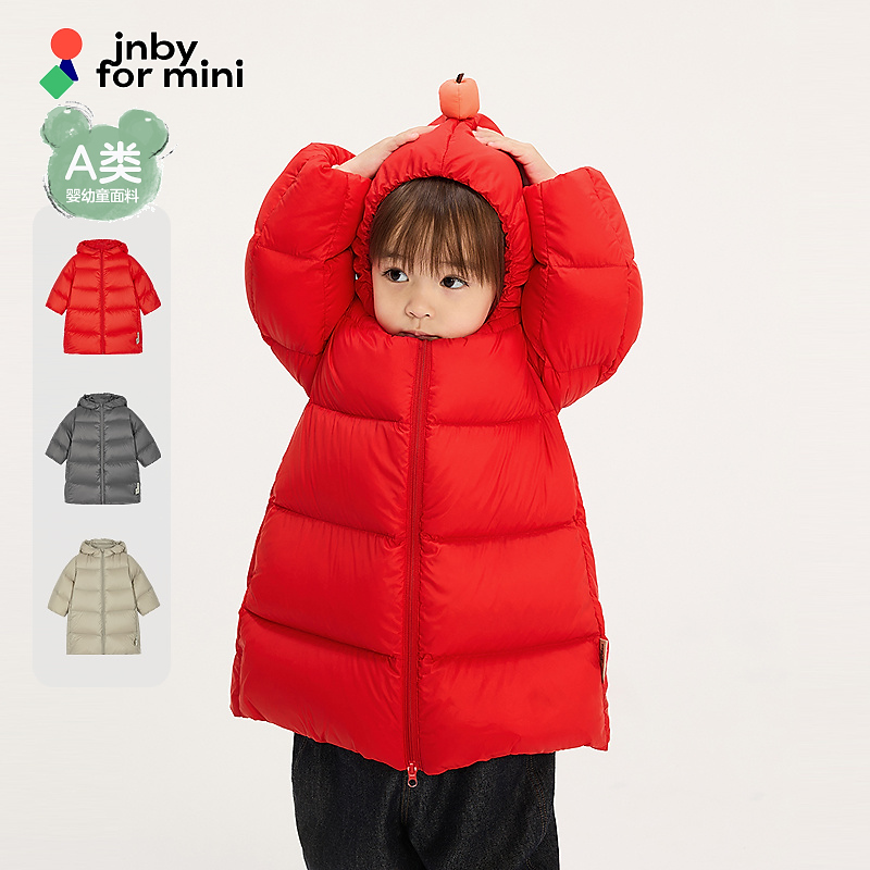 [小苹果]江南布衣长款排骨羽绒服H型25冬男女童婴儿YPBC10760
