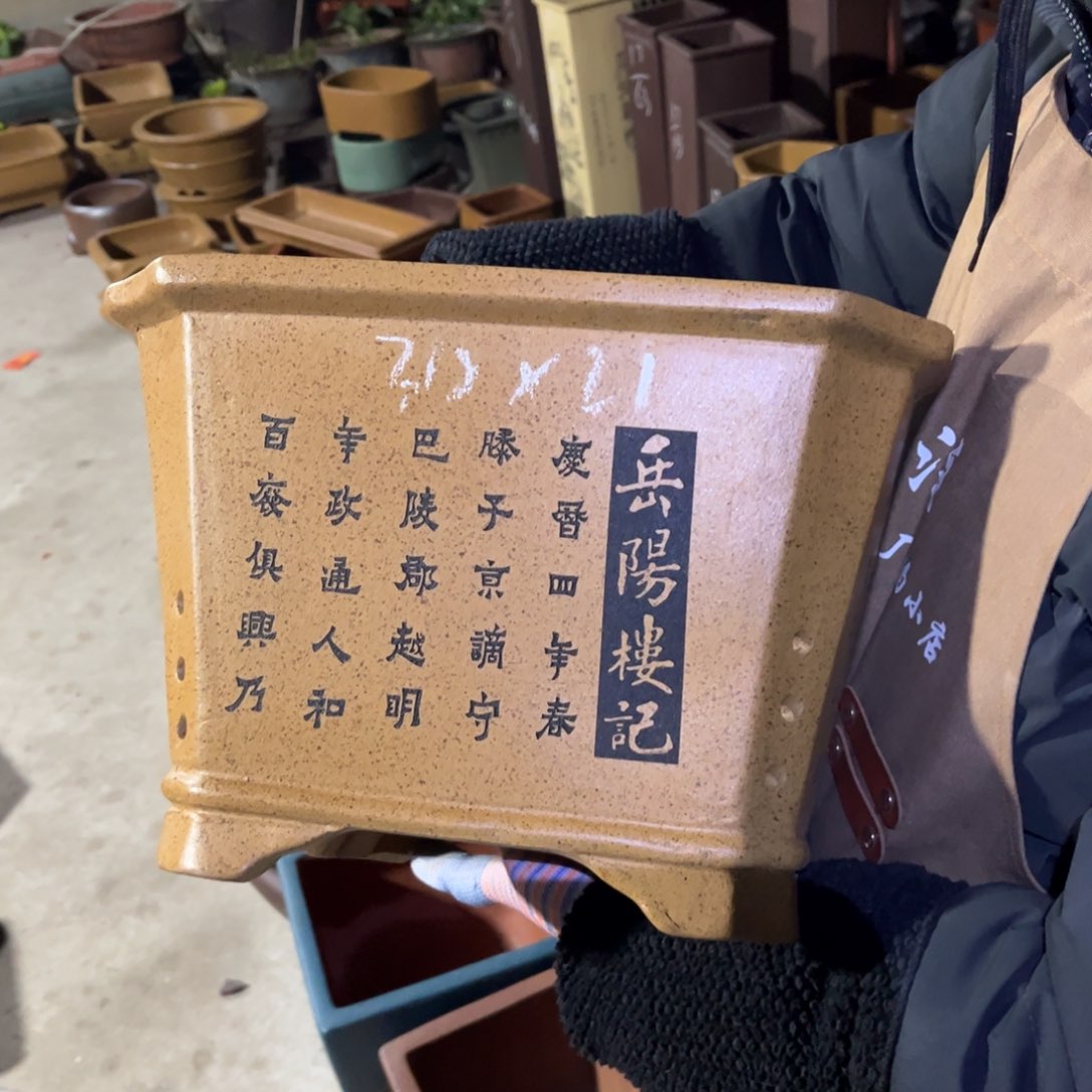 紫砂花盆盆景艺术