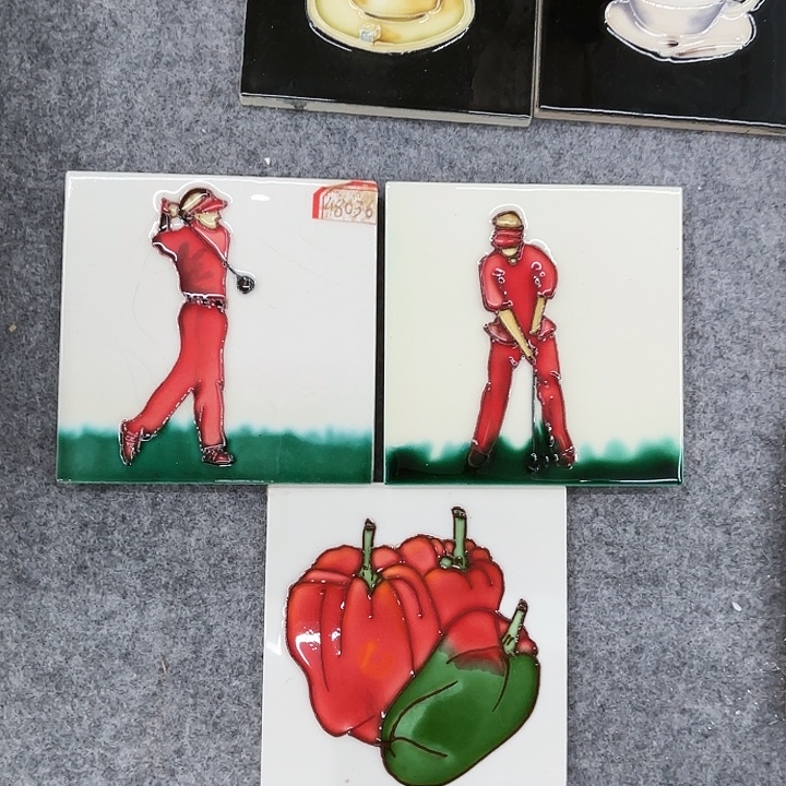 9***姐陶瓷板画10/1三个