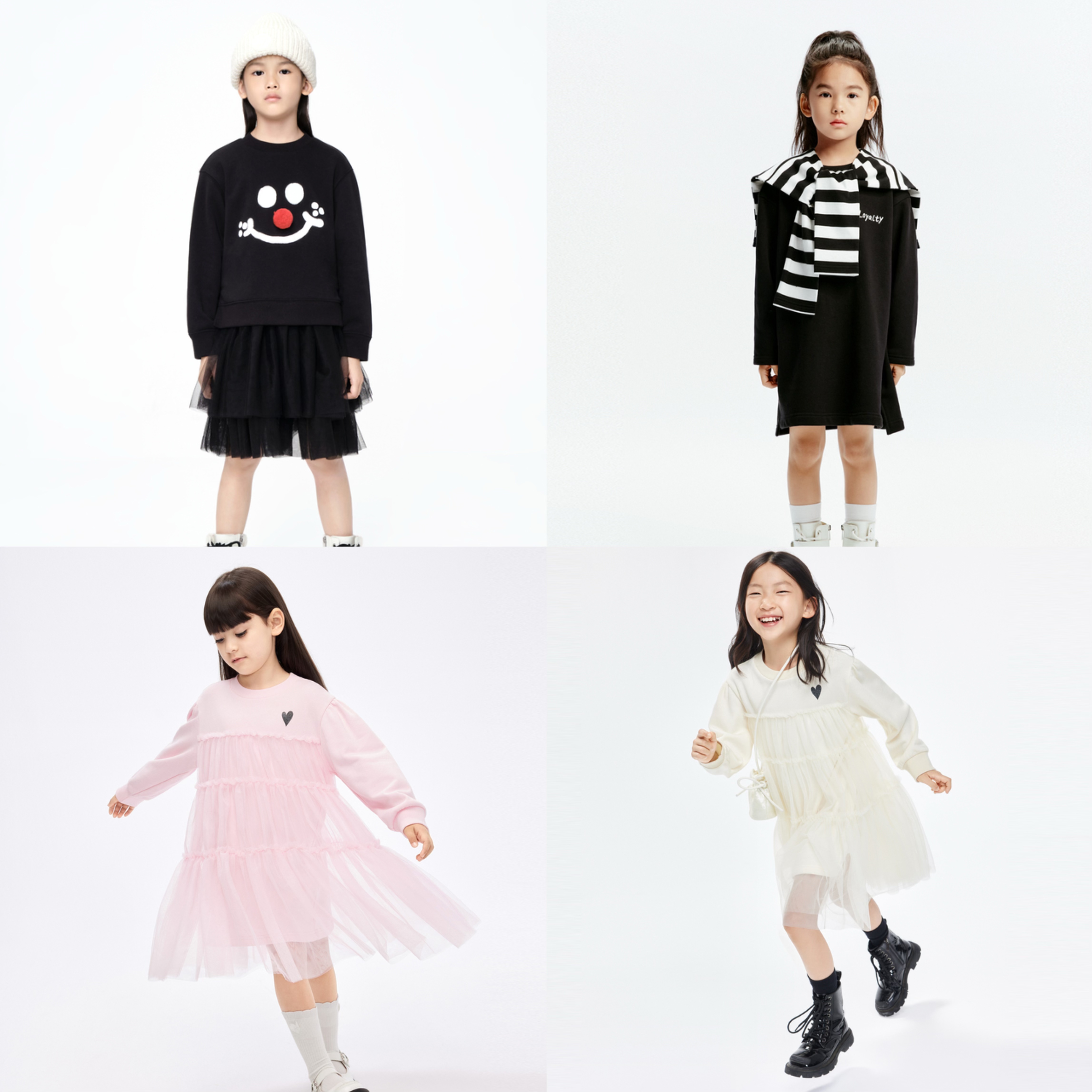 【酷女孩系列 连衣裙】littlemoco童装女童卫衣裙休闲连衣裙合集