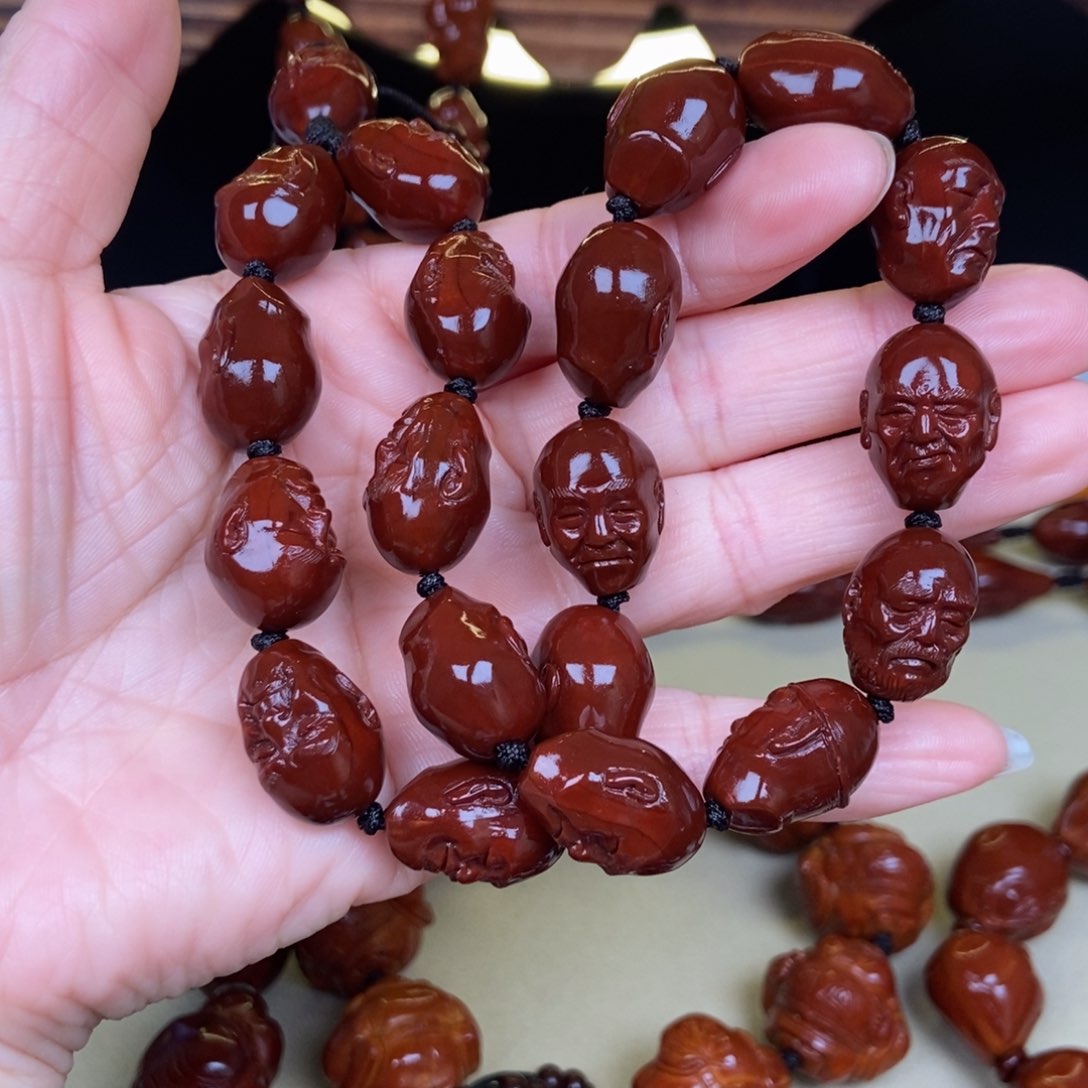 橄榄核吊坠A****?十八罗汉