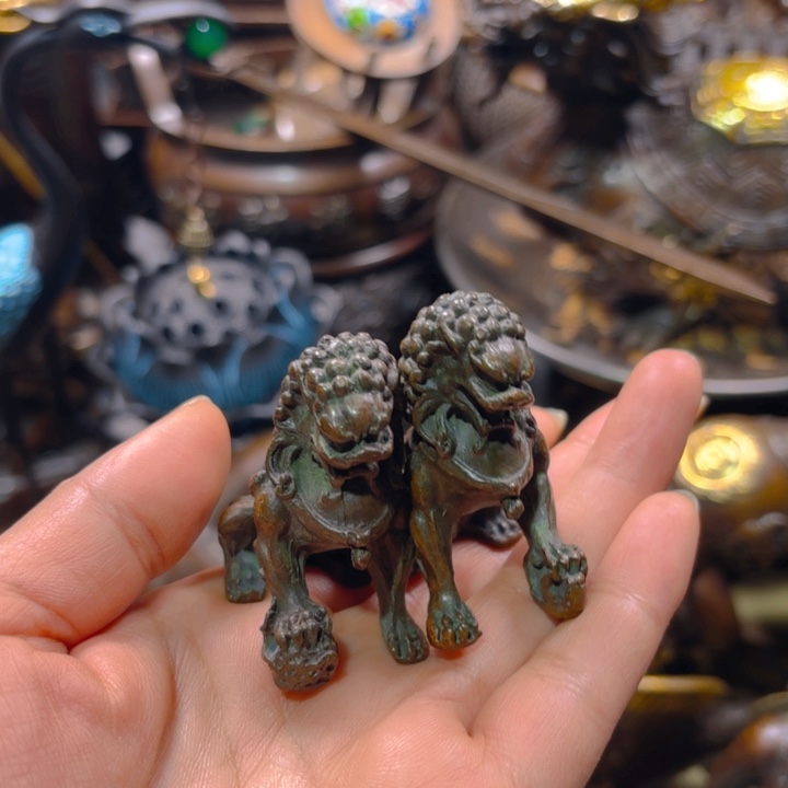 铜器摆件收收藏藏