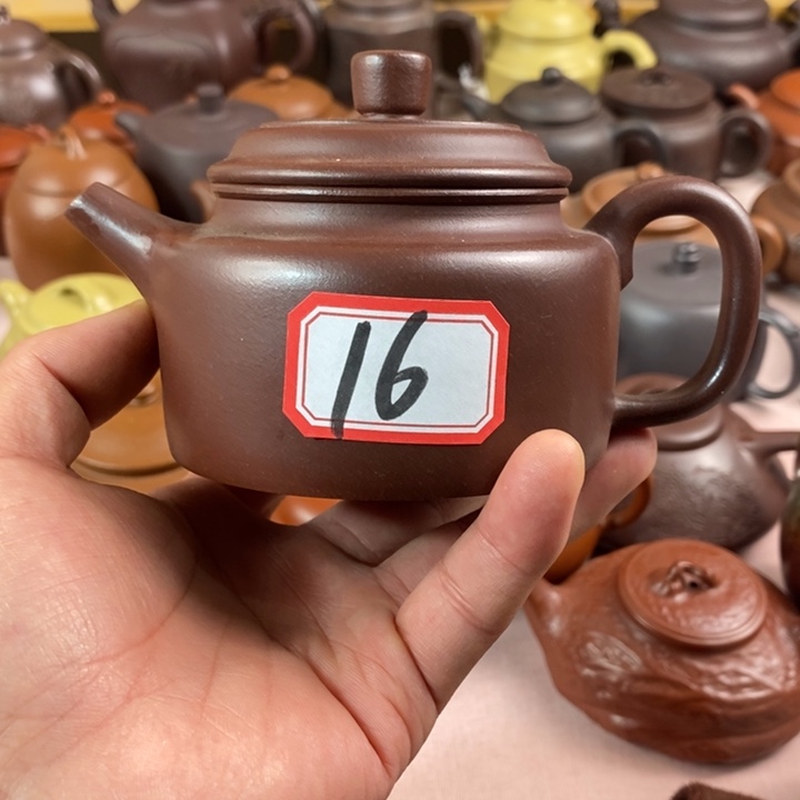 紫砂茶壶紫泥得中