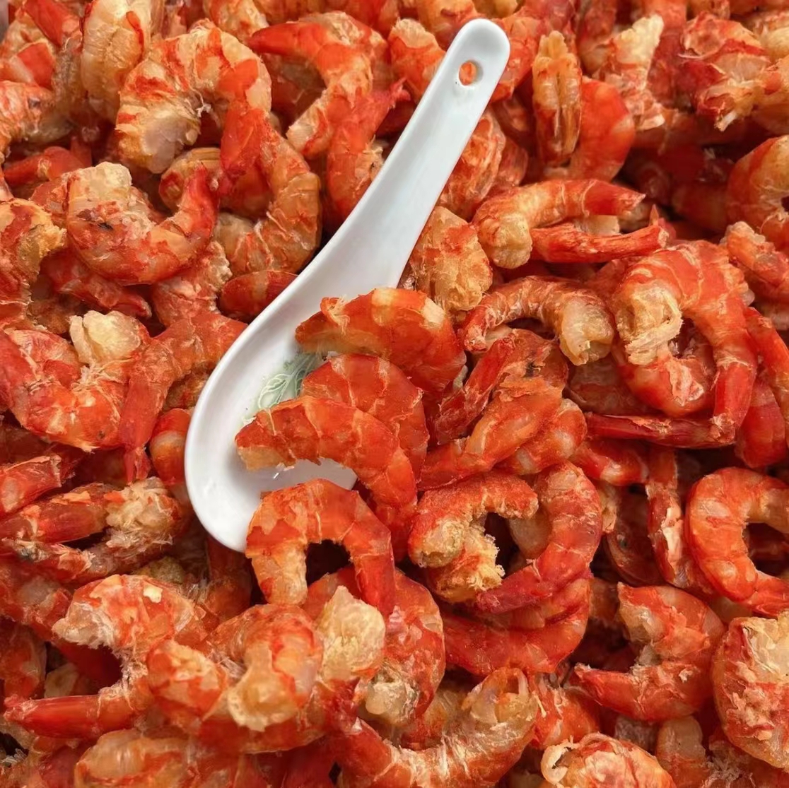 纯野中号九节虾仁干广东湛江特产即食大海米海鲜干货活虾现烤