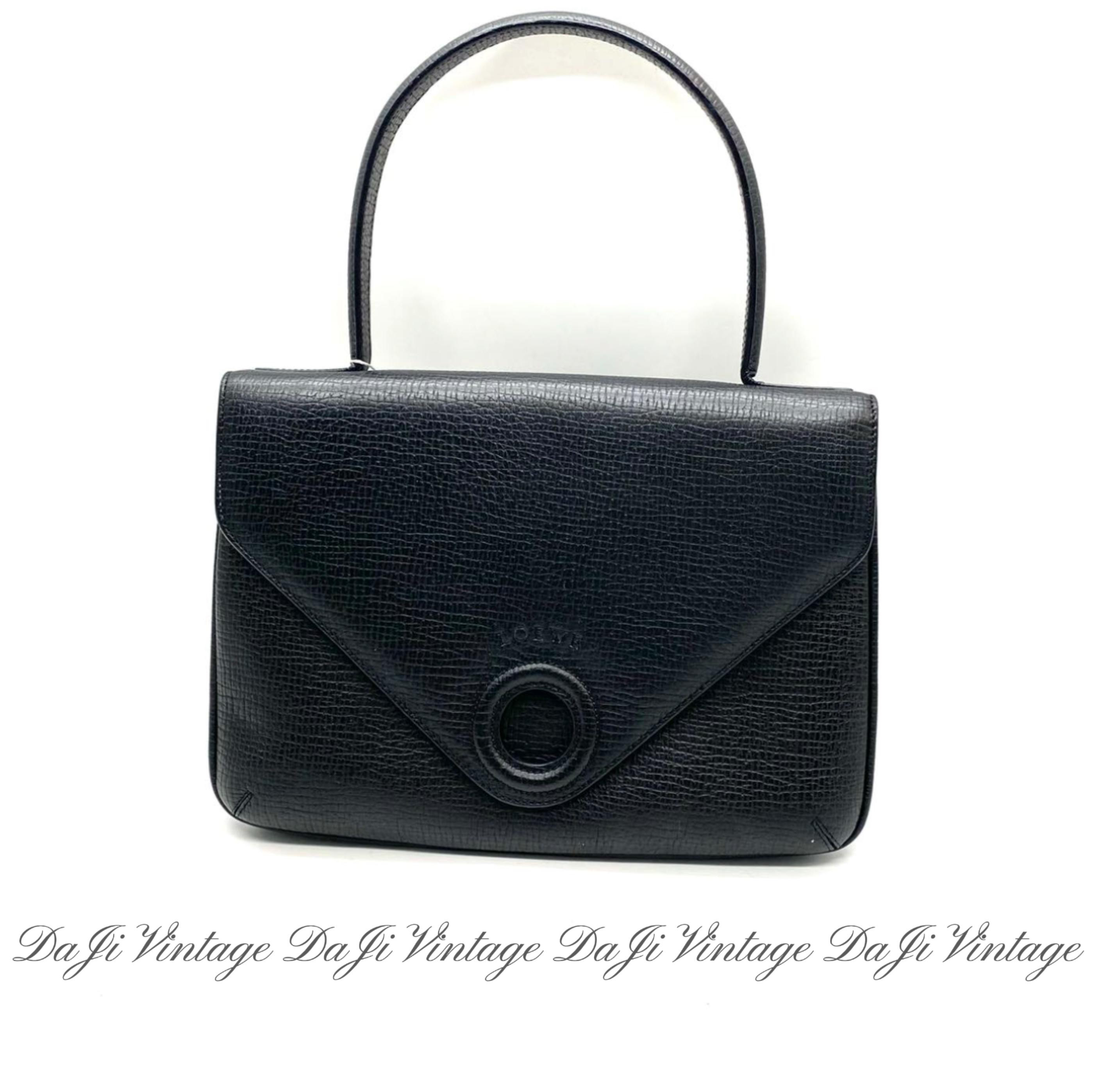 99新 LOEWE/罗意威 大吉中古3/Loewe罗意威黑色手提包