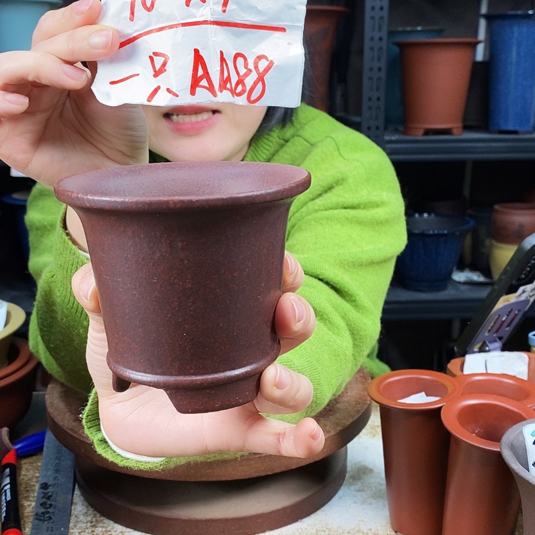 紫砂紫砂花盆一只AA88