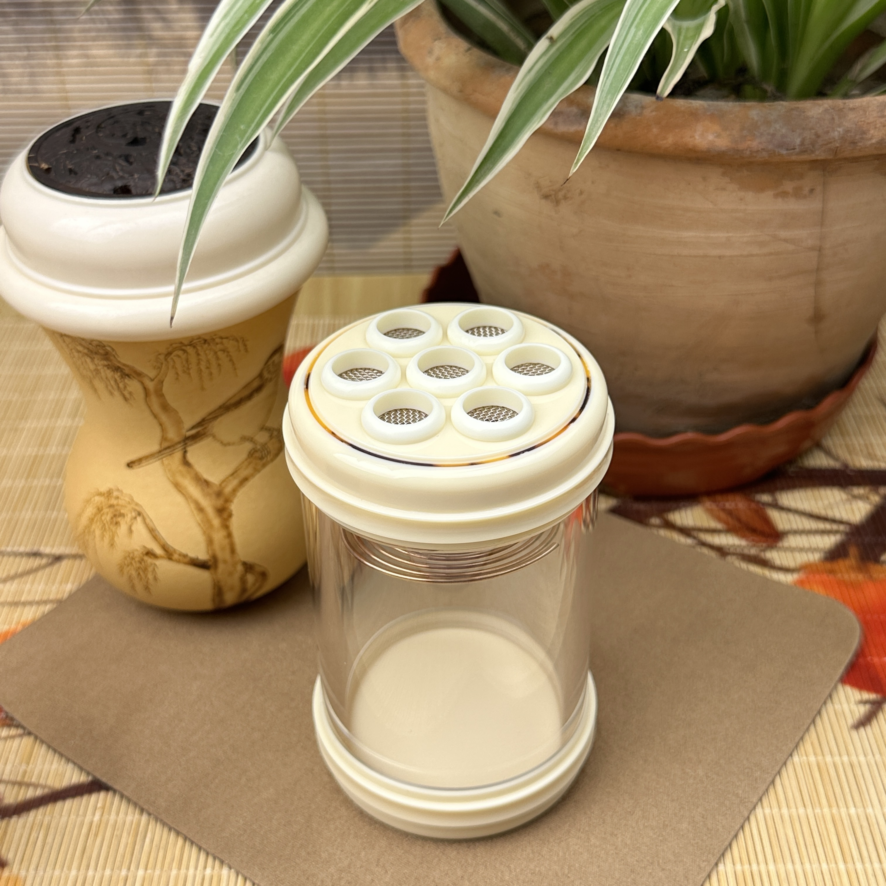 青峰 迟鸣大白鲨一代密胺眼圈60七孔蝈蝈罐鸣虫文化