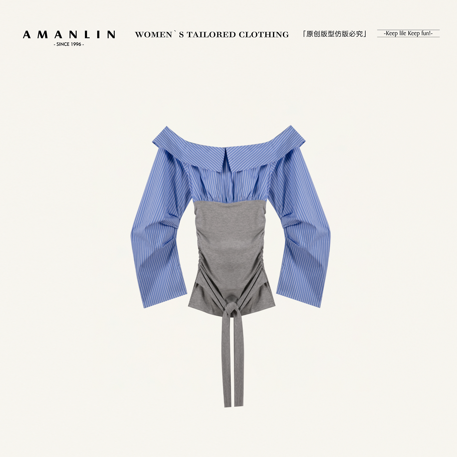 AMANLIN/阿谩琳t恤Y599727