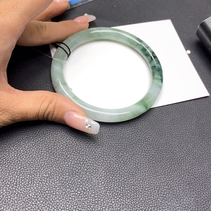 翡翠手镯未镶嵌朝*61圆条