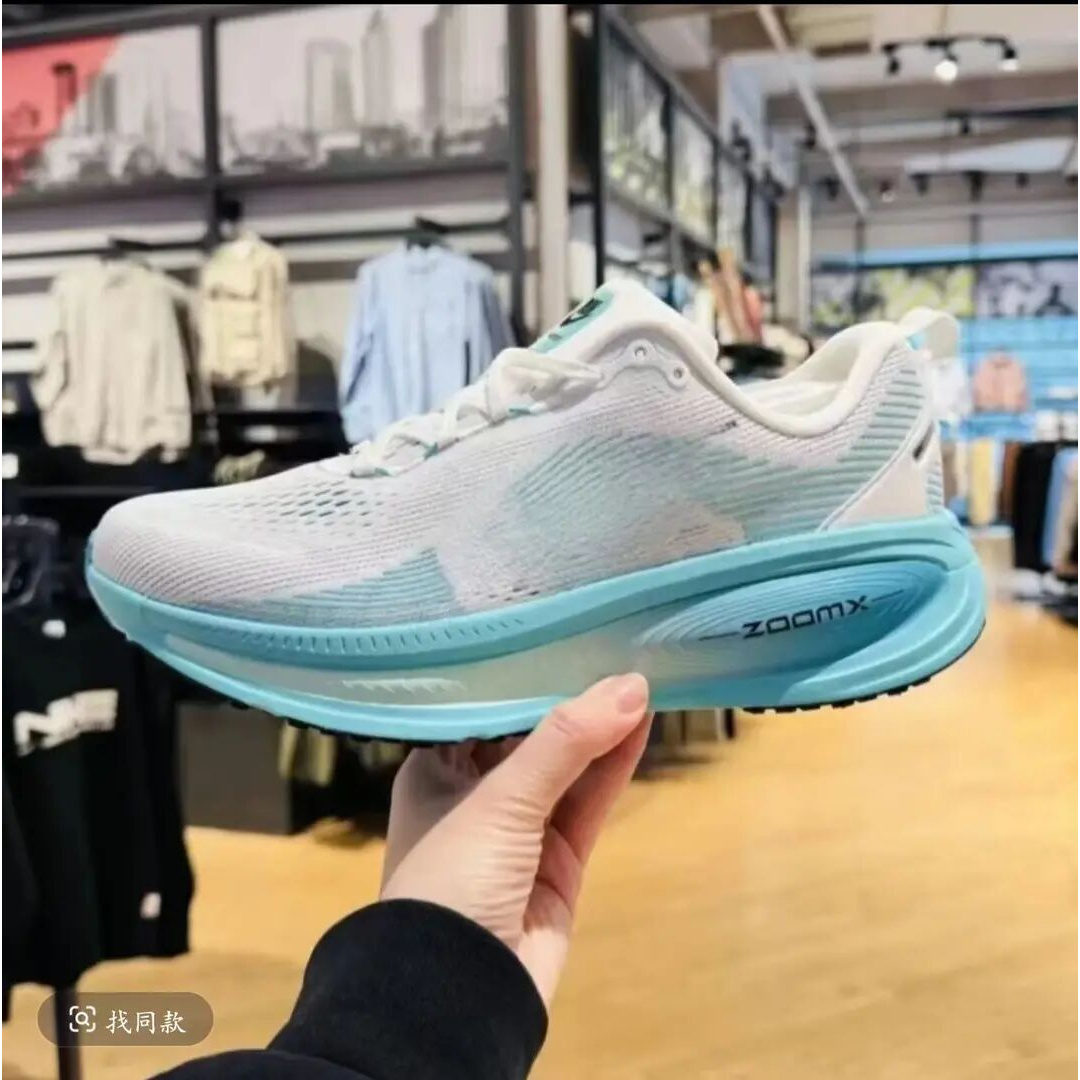 【工厂直销】V型18号跑鞋夏季轻便减震透气潮流休闲跑步鞋