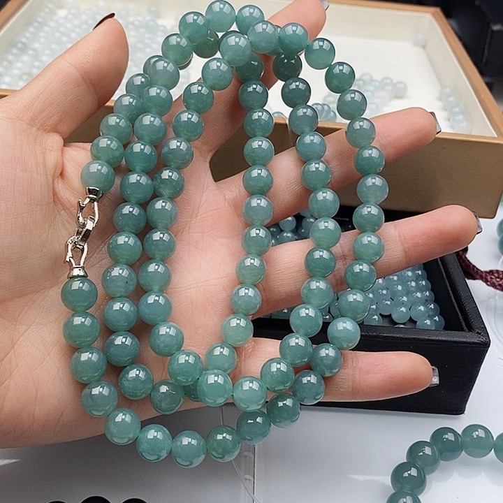翡翠手链未镶嵌信**生