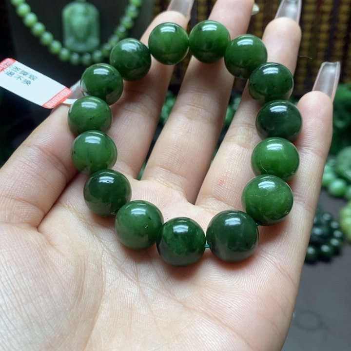 和田玉（碧玉）手串未镶嵌