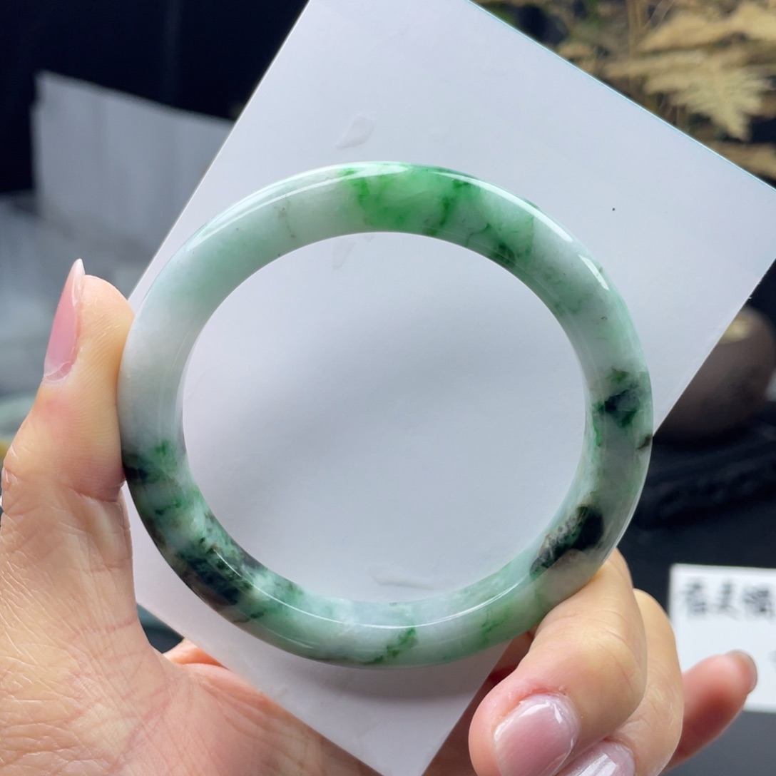 定制翡翠5455泥鳅背未镶嵌