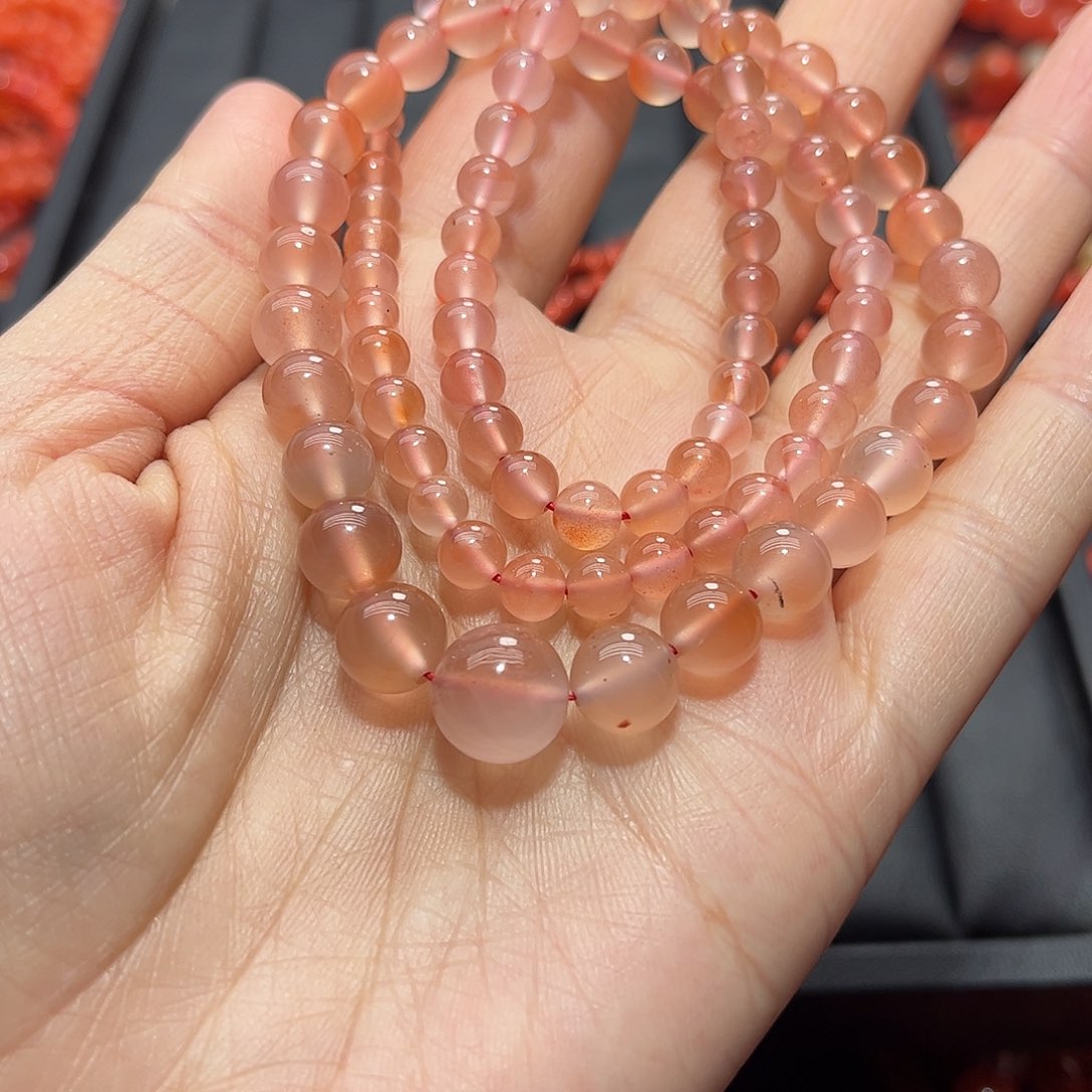 南红玛瑙手链未镶嵌