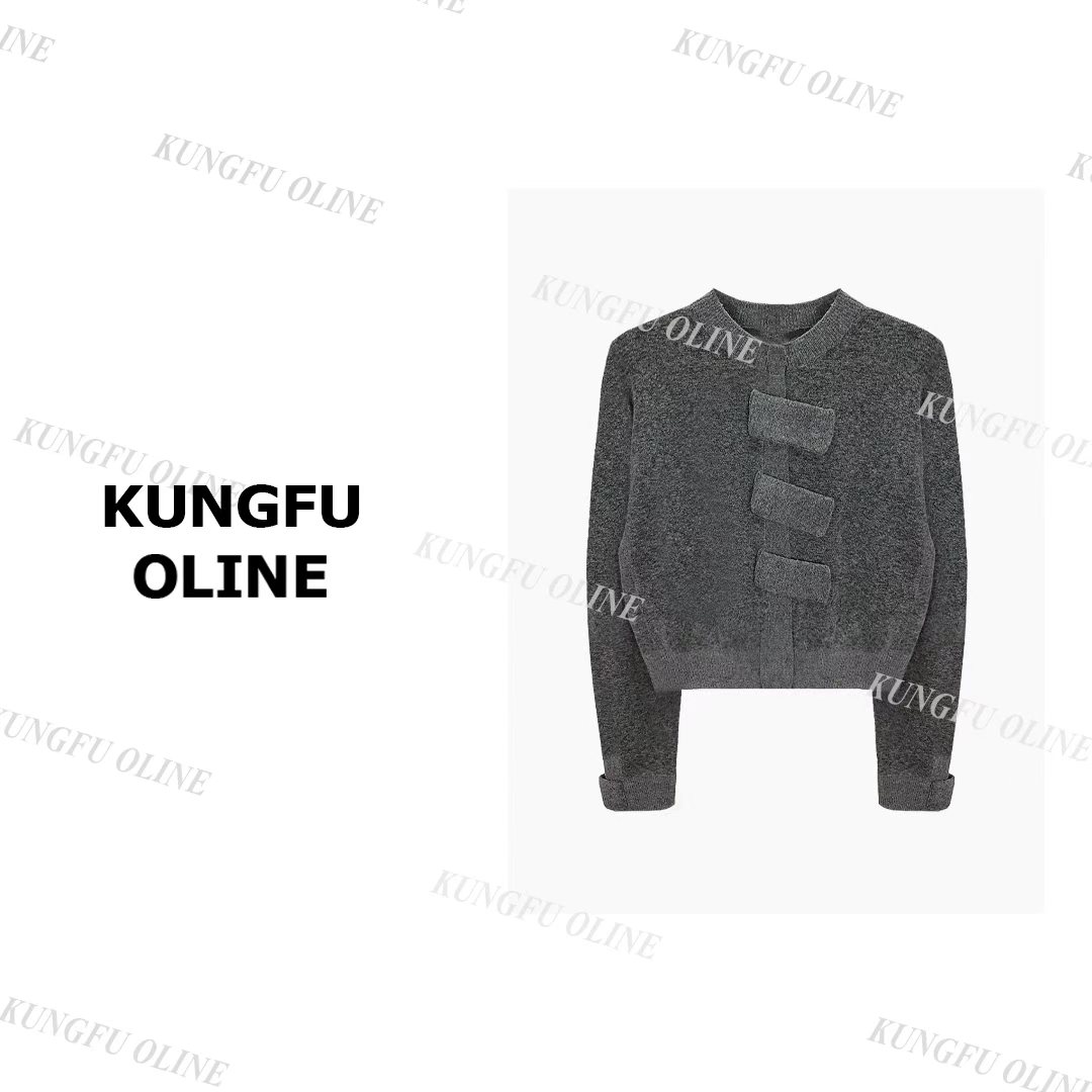 【现现】【设计师】KS12-87秋冬流光风新款百搭休闲针织女生复古毛衣