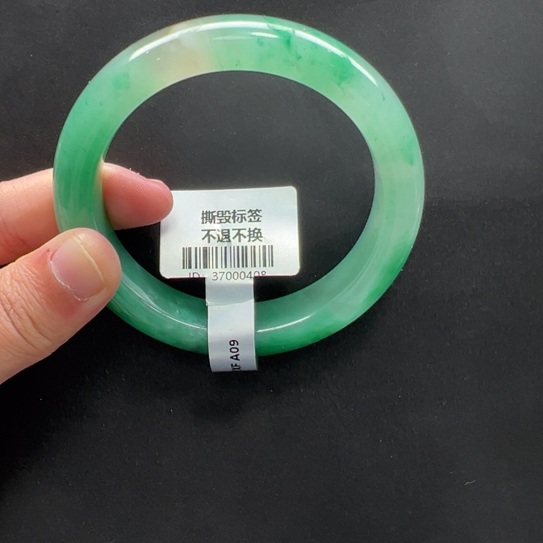 石英质玉未镶嵌手镯+小涵57.0