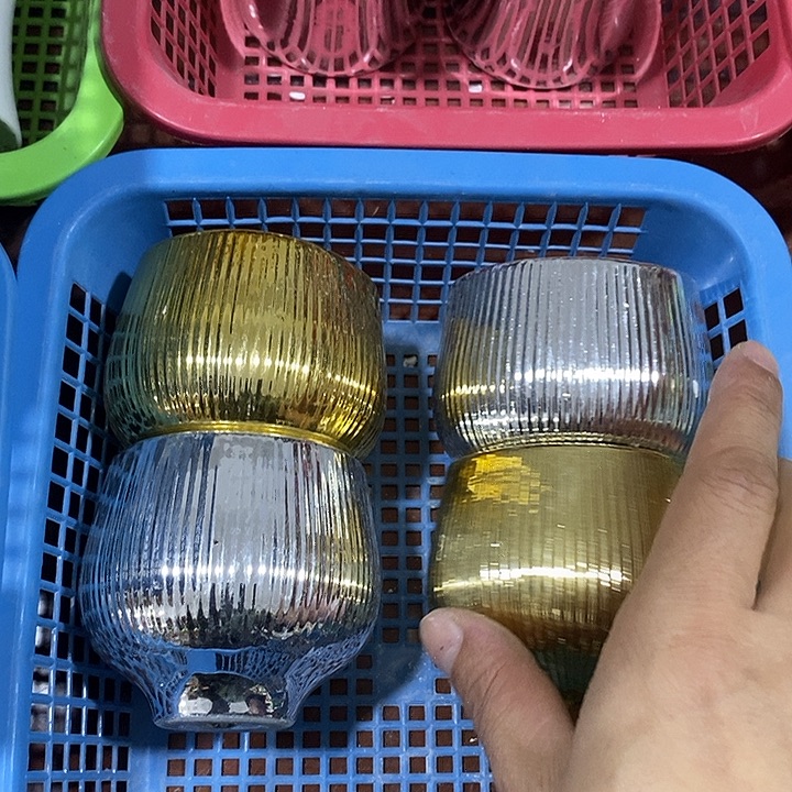 陶盆有孔 瑕疵针孔漏釉介意勿拍 口7高7