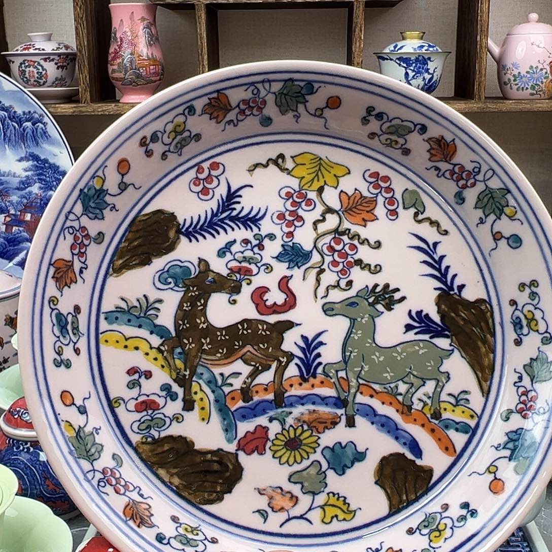 陶瓷摆件景德镇陶瓷567老厂瓷82