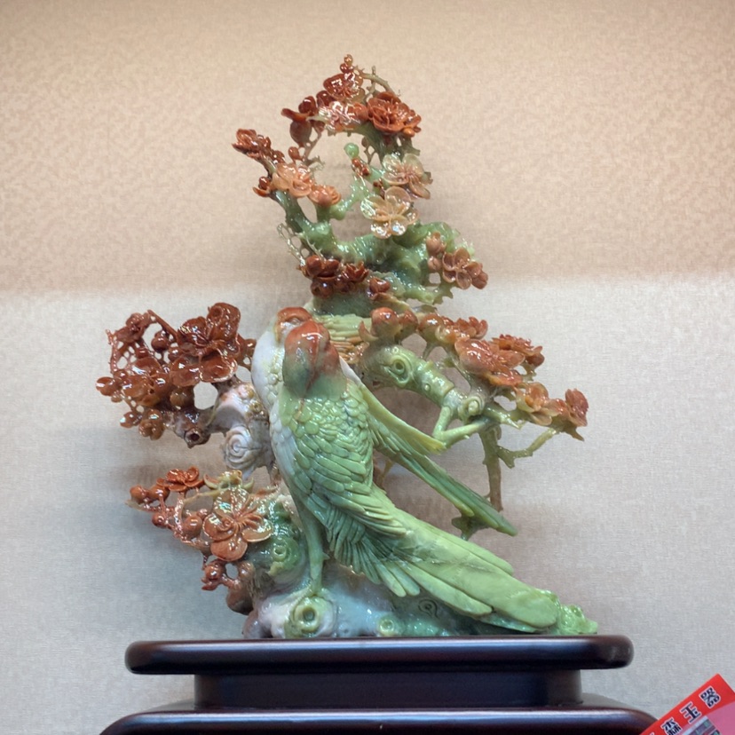 【闪购商品】蛇纹石玉未镶嵌摆件覆膜