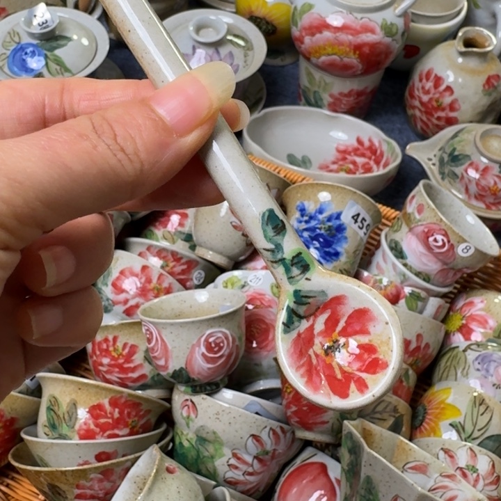 小咖啡勺景德镇高温陶瓷8888