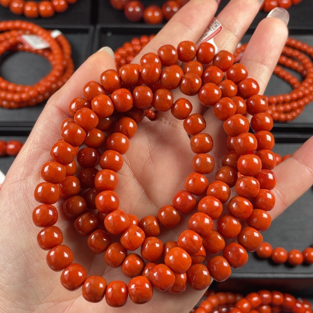 南红玛瑙手链未镶嵌妞8