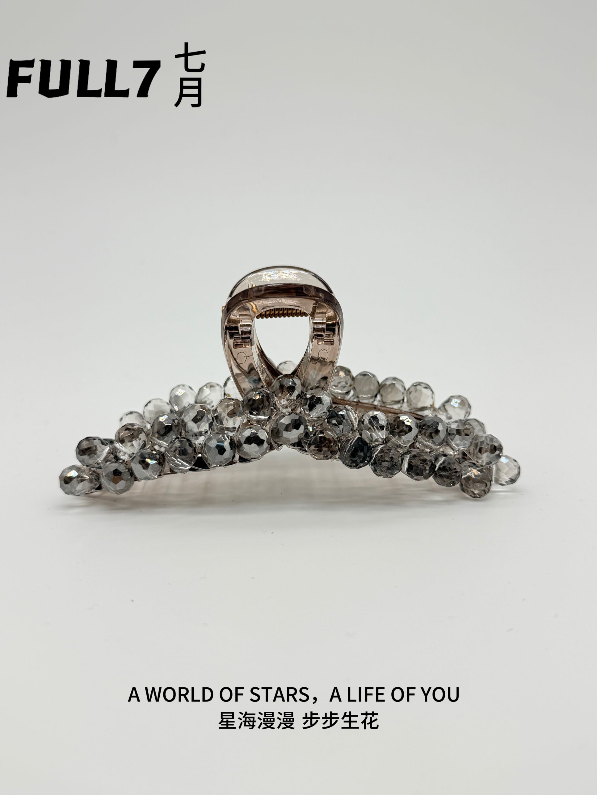 532【FULL7】韩国东大门欧美风仙女风法式发夹气质女抓夹鲨鱼夹  