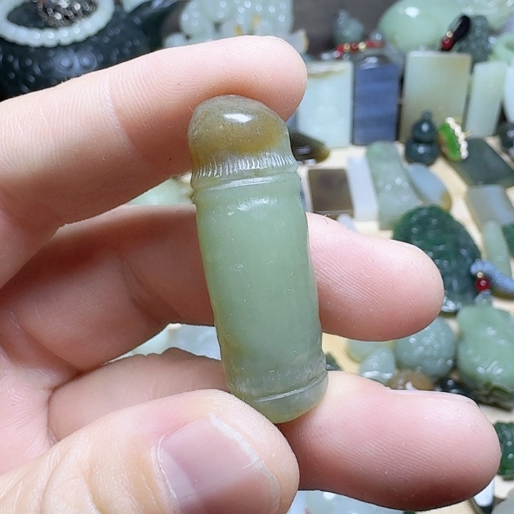 和田玉（青玉）未镶嵌颈饰