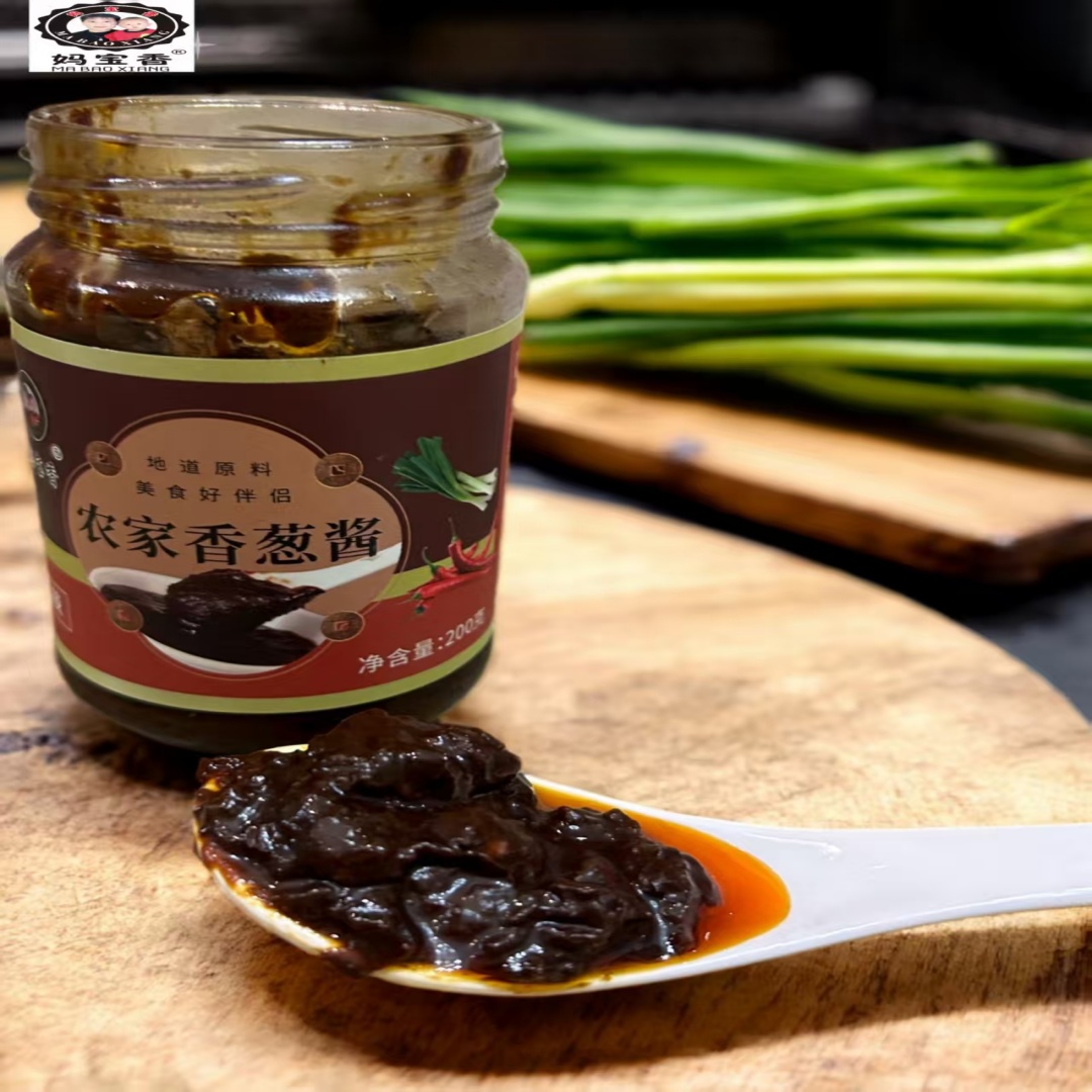 【妈宝香】河南特产香葱酱老式原味香葱酱香辣味酱地道风味下饭神器