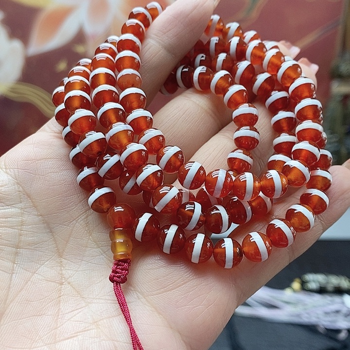 玛瑙/玉髓颈饰合金