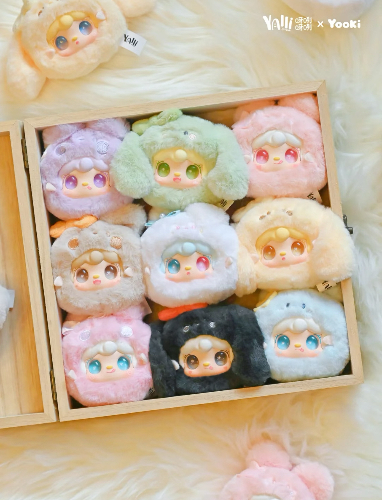 C19正品yooki（默认代拆）萌一萌小兔DIY包挂