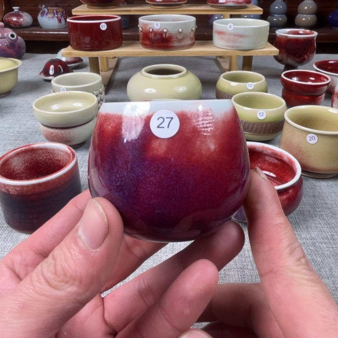 瓷片纯手工制作……纯手工……