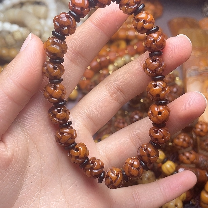 牛骨手串/手链牦牛骨路路通手串