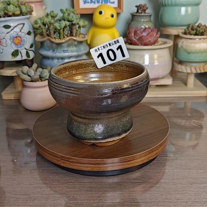 景德镇手工陶瓷盆 口11