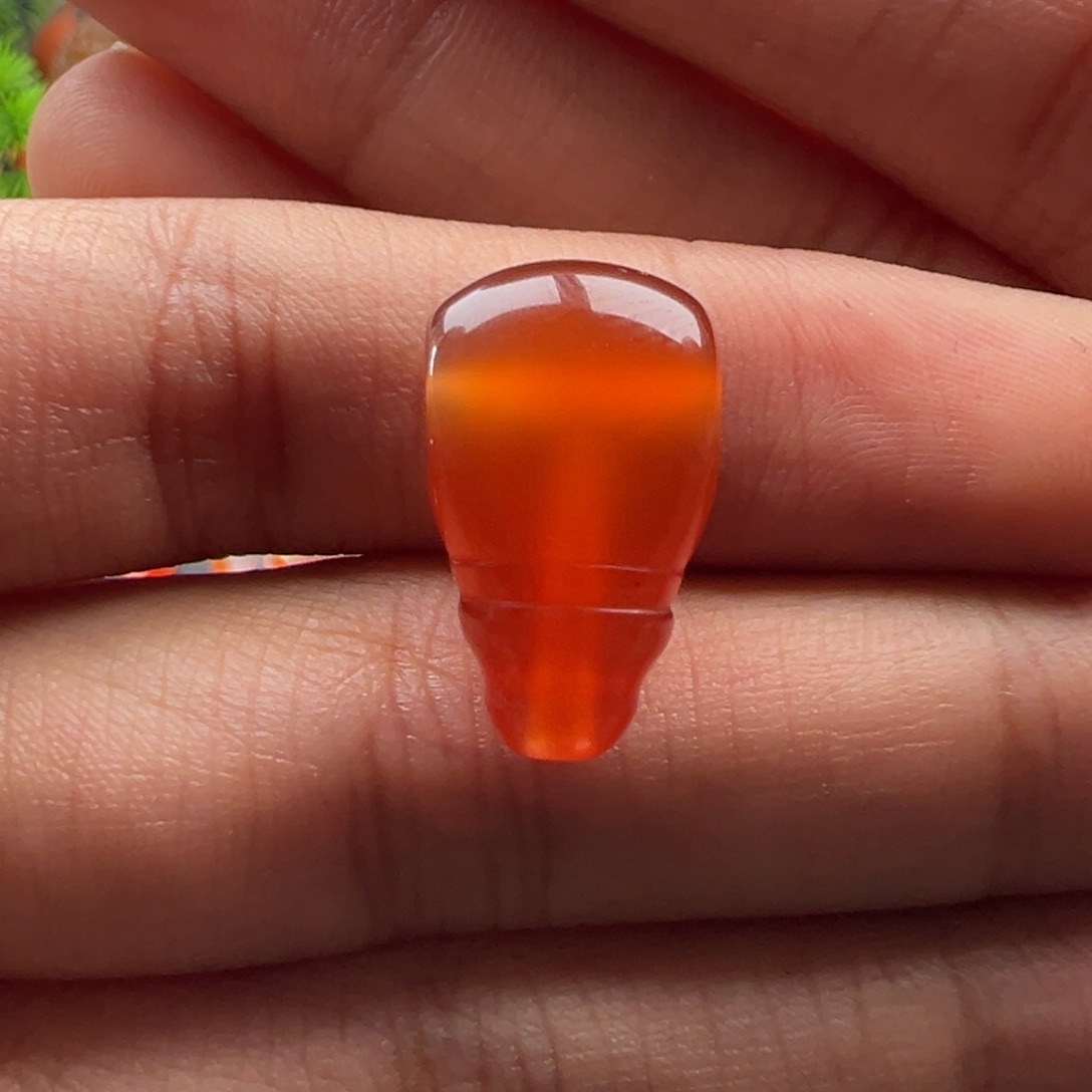 南红玛瑙三通11.4未镶嵌