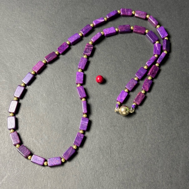 【世 · 舒】 紫长方项链  多样性发货SJL-211