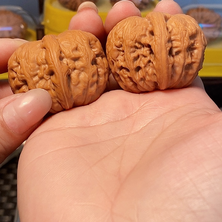 吊坠文玩核桃平谷元宝，边42