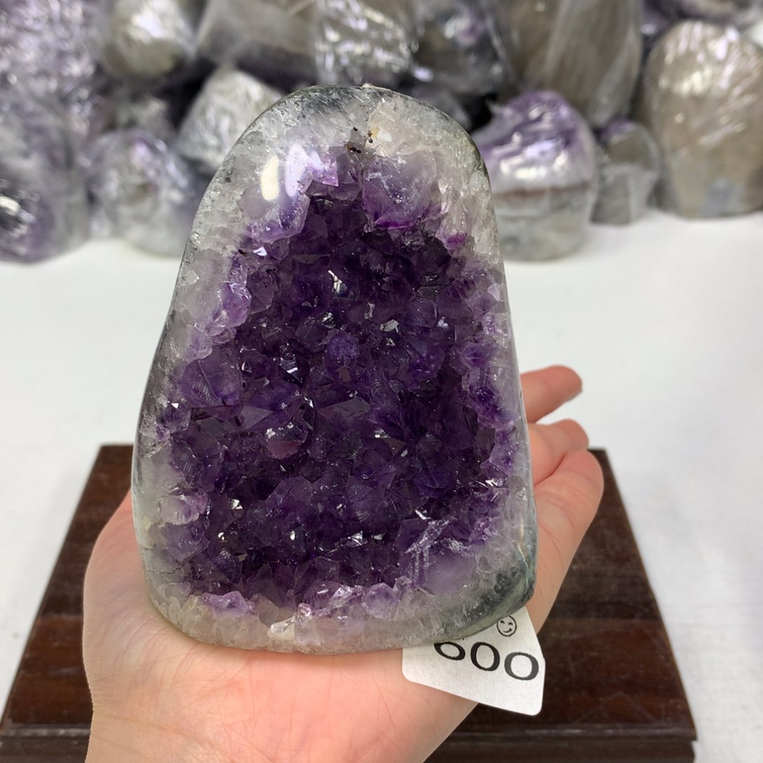 紫晶摆件未镶嵌水晶