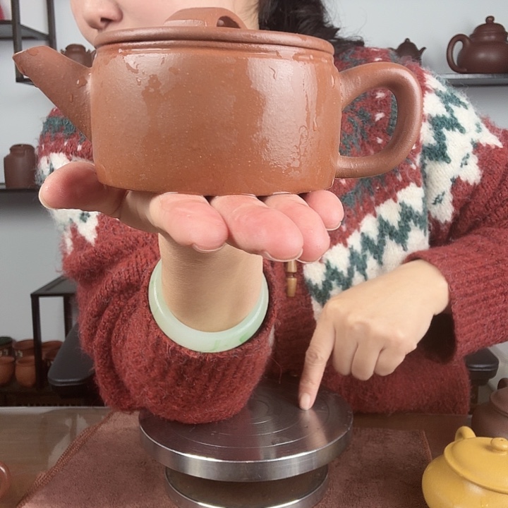 紫砂茶壶200cc汉瓦微瑕