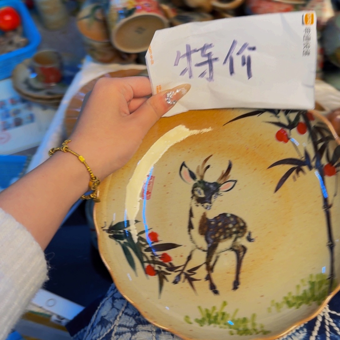 瓷片景德镇陶瓷手工手绘